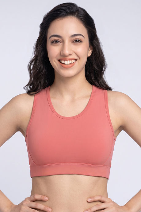 Zelocity Medium Impact Quick Dry Sports Bra - Rose Dawn — image 2